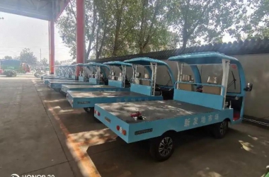 北京新發(fā)地市場(chǎng)復(fù)市·綠友電動(dòng)貨斗車(chē)大顯身手